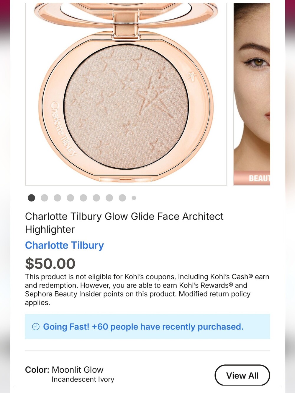 Charlotte Tilbury Moonlit Glow Luminous Highlighter